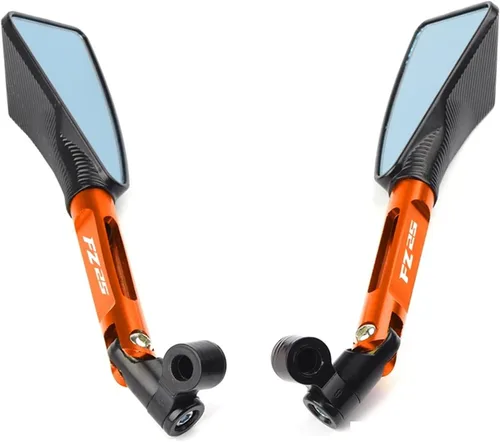 Vista 9 de Accesorios para Yamaha FZ25 FZ-25 Accesorios universales de motocicleta CNC Aluminio Vista trasera 0.315 in 0.394 in Espejo retrovisor lateral