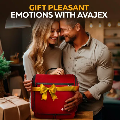 Vista 8 de Bolsa de aseo de viaje para hombres y mujeres - Organizador grande colgante de artículos de tocador - Bolsa de higiene impermeable con gancho