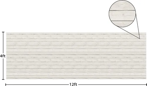 Vista 8 de Teacher Created Resources Tablero de anuncios en rollo de madera blanca Better Than Paper (77366)