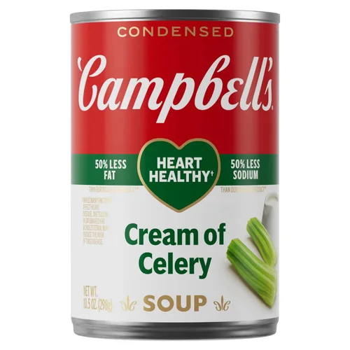 Vista 15 de Sopa Campbell's Condensada Crema de Apio 98% Libre de Grasa, Lata de 10.5 Onzas