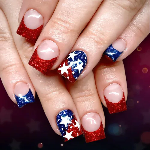 Vista 11 de BABALAL Uñas con diseño, de uñas con pegamento para mujeres y niñas