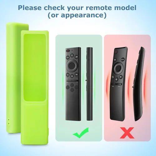 Vista 3 de Funda para mando a distancia de Samsung Smart TV, de silicona BN59-01385A (Paquete de 2)