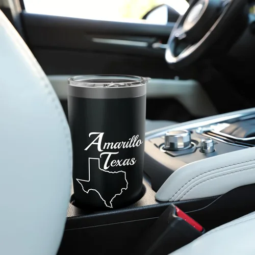 Vista 6 de Amarillo Texas Stainless Steel Insulated Tumbler
