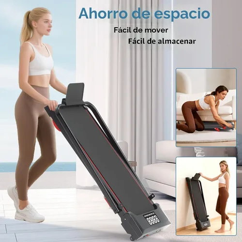 Vista 9 de Walking Pad with Handle Bar and Incline, 3 in 1 Under Desk Treadmill with Hiking Mode, 2.5HP Low Noise Walking Treadmill Pad with Remote