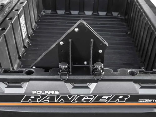 Vista 7 de SuperATV Montura de motosierra para Polaris Ranger y Polaris General (todos los años y modelos) Incluye cierres y amarras para fácil instalación