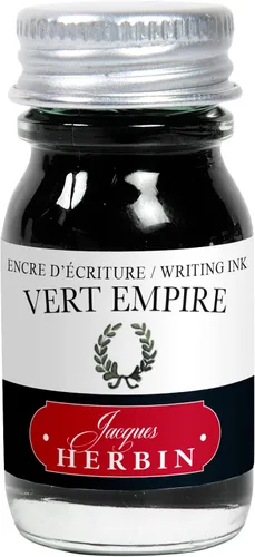 Vista 13 de Tinta para pluma estilográfica Herbin - Botella de 10 ml - Perle Noire