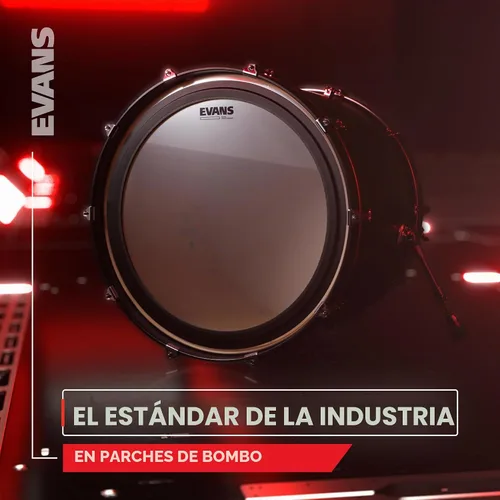 Vista 5 de Evans EMAD2 - Paquete de sistema para bombo de 22 pulgadas