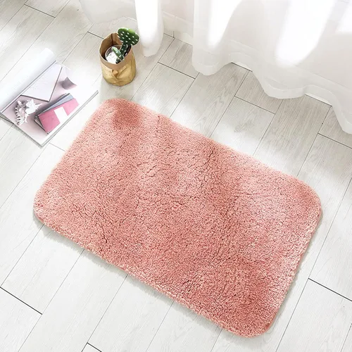 Vista 15 de HUHJYUGE Alfombras de baño antideslizantes lavables de 16 x 24 pulgadas, alfombra de baño súper absorbente, lavable a máquina, larga y ultrasuave