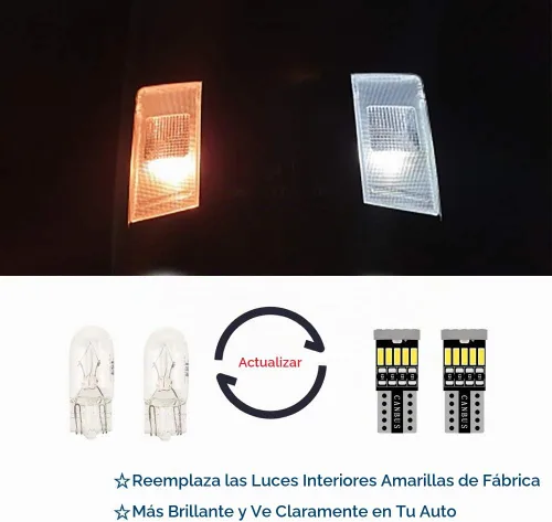 Vista 2 de AWALITED 10 piezas Kit de luces LED interiores súper brillantes Bombillas de luz de mapa y cúpula para Ford Explorer 2011 2012 2013 2014 2015 2016