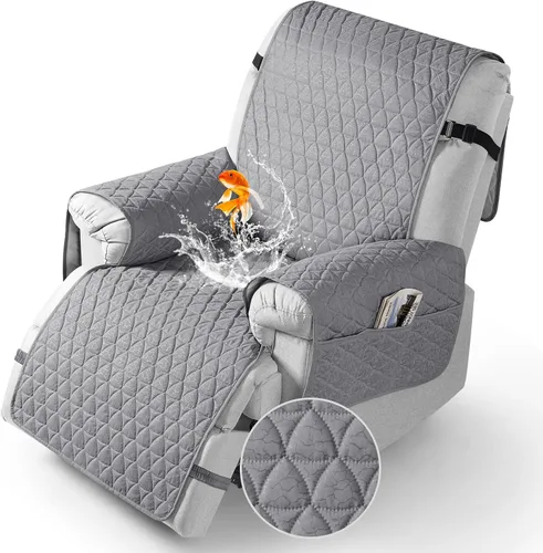 Vista 15 de TAOCOCO Funda para Sillón Reclinable 100% Impermeable - Funda para Sillón Reclinable con Gránulos Antideslizantes, Fundas para Sillas Reclinables