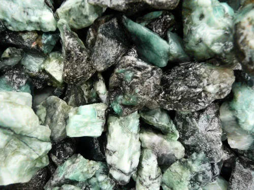 Vista 14 de Fantasia Materiales: 2 libras Amatista Grado 1 Piedras ásperas de trozos grandes de Brasil Trozos de amatista - Grado 1