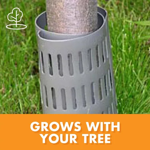 Vista 3 de 100 protectores de tronco de árbol, de EasyFlex (1121), Gris