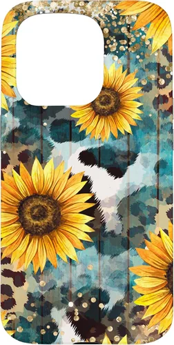 Vista 14 de Funda Boho Western de piel de vaca para iPhone 12 Pro Max
