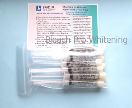 Vista 5 de Dispensadores de jeringas de gel blanqueador de dientes 22% de peróxido de carbamida, 10 jeringas de gel blanqueador de dientes de 0.1 fl oz
