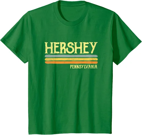 Vista 48 de Camiseta vintage de regalo de recuerdo de Hershey Pennsylvania PA, Negro, S