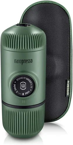 Vista 9 de WACACO Nanopresso Cafetera de Espresso Portátil con Funda, Mini Cafetera de Viaje, Perfecta para Camping, Viajes y Oficina (Elements Arctic Blue)