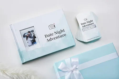 Vista 7 de 40 Ideas de citas para parejas, juegos únicos para raspar una cita nocturna con álbum de recuerdos de aventuras, regalos románticos para el día