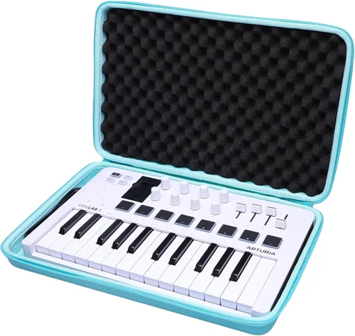 Vista 9 de LTGEM - Funda compatible con controlador MIDI universal Arturia MiniLab 3, color negro (solo funda)