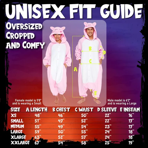 Vista 4 de Adult Onesie Halloween Costume - Animal and Sea Creature - Plush One Piece Cosplay Suit for Adults, Women and Men FUNZIEZ!