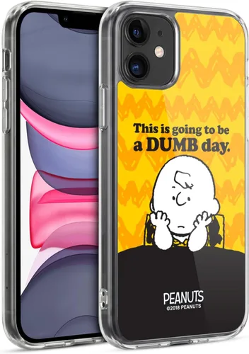 Vista 55 de Head Case Designs Funda de gel suave con licencia oficial de Peanuts Autumn Charlie Brown compatible con Apple iPhone 7 Plus/iPhone 8 Plus