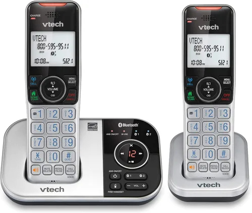 Vista 15 de VTech VS112 Teléfono Inalámbrico para el Hogar con Contestador, Bloqueo de Llamadas, Identificador de Llamadas, Intercomunicador y Conectar a
