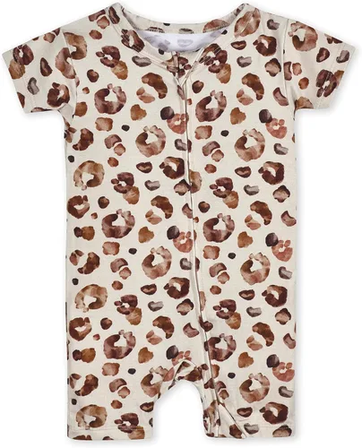 Vista 8 de Gerber Mameluco unisex de manga corta suave para bebé con viscosa hecho de eucalipto Construcción