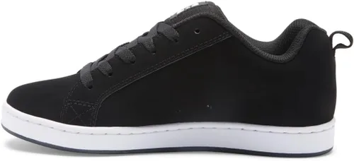 Vista 3 de DC Womens Dc Women's Court Graffik Casual Skate Shoe Plantilla blanca y negra