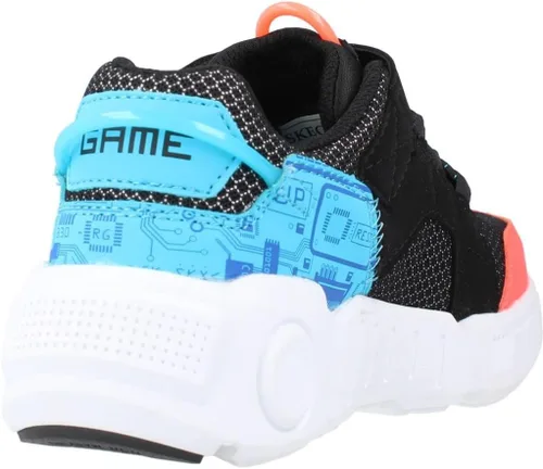 Vista 4 de Skechers Gametronix - Tenis unisex para niños Negro/Multi
