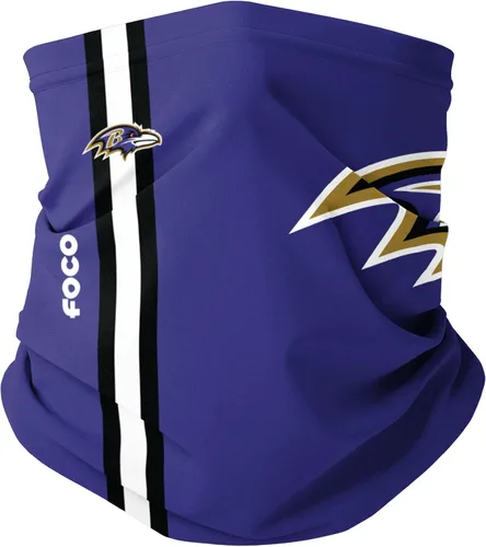 Vista 124 de FOCO NFL unisex-adult Nfl Team Logo Neck Gaiter Multiuse Mini impresión del color del equipo.