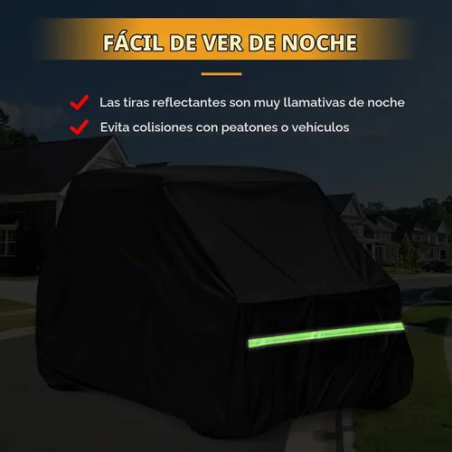 Vista 8 de Cubierta UTV de 4 a 6 plazas, resistente 600D, cubierta de protección para todo tipo de clima, compatible con Can-Am Defender MAX PRO/X3