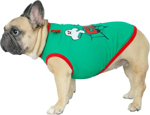 Vista 3 de iChoue Disfraz de bulldog francés de Halloween, alas de murciélago, araña Camisa de disfraz alas de murciélago