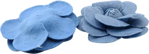 Vista 6 de LQ Industrial 6 piezas de tela de mezclilla de tela de tela de tela de 3 tamaños para decoración de ropa, suministros de manualidades de bricolaje
