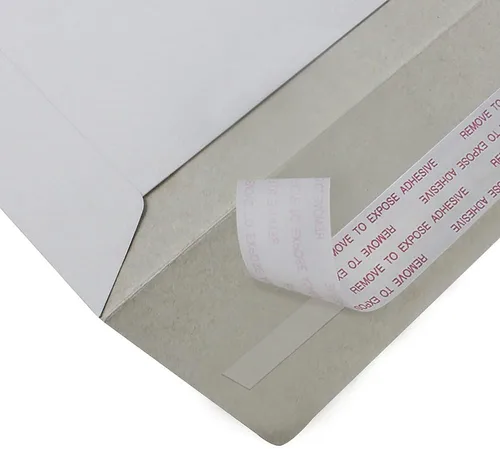 Vista 2 de 50 sobres rígidos EcoSwift de cartón blanco autoadhesivos de 6.5 x 4.5 pulgadas