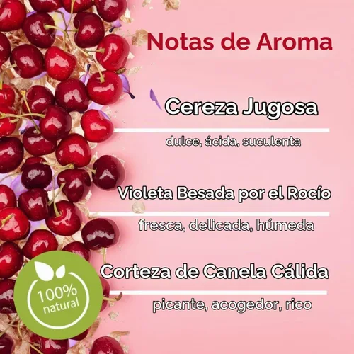 Vista 4 de Scent Fill Ambientador 100% natural de cereza y almendra con enchufe, recambios de aceite perfumado, 3 recambios