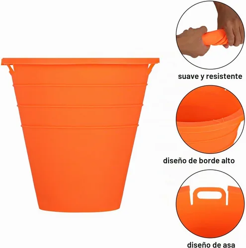 Vista 4 de 2 piezas de forros reutilizables de silicona para cubo de grasa Compatible con Traeger/Pit Boss ect/Oklahoma Joe' /Forro para bandeja de goteo