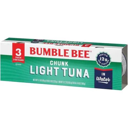 Vista 5 de Bumble Bee Chunk - Atún ligero en agua, 3 onzas (paquete de 3)