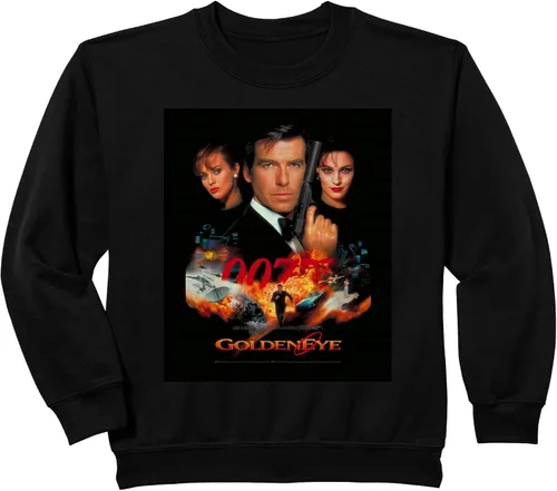 Vista 10 de Official James Bond 007 GoldenEye Sweatshirt Negro