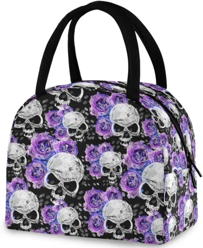 Vista 11 de Bolsa de almuerzo reutilizable para mujer africana con bolsillo frontal con cierre de cremallera aislada, bolsa térmica para el trabajo, picnic