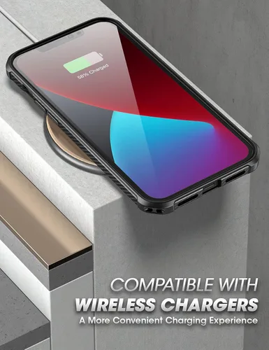 Vista 6 de SupCase Unicorn Beetle EXO Series Funda para iPhone 12 / iPhone 12 Pro (versión 2020) 6.1 pulgadas, funda protectora híbrida transparente premium