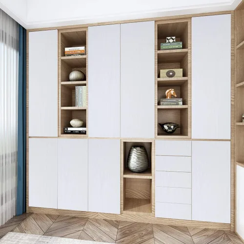 Vista 2 de VEELIKE Cubiertas de madera para encimeras de despegar y pegar, papel tapiz autoadhesivo blanco, impermeable, extraíble, papel de contacto