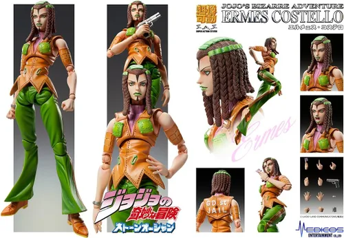 Vista 2 de Medicos JoJo's Bizarre Adventure: Parte 6 - Stone Ocean: Hermes Costello Super Action Statue