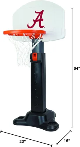 Vista 4 de Huplay Juego de baloncesto ajustable del equipo novato