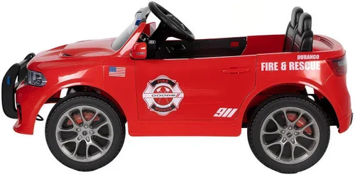 Vista 3 de Licensed Dodge Durango Pursuit 12V Fire & Rescue Ride On Car