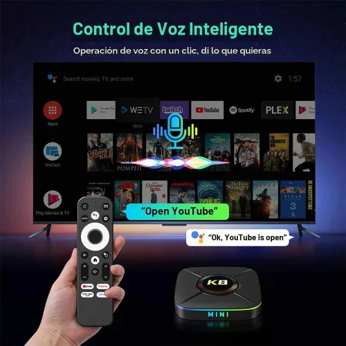 Vista 5 de Android 14,0 TV Box RK3518 Quad Core 2GB RAM 32GB ROM