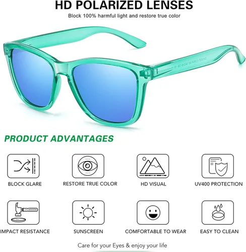 Vista 3 de MEETSUN Polarized Sunglasses for Women Men Classic Retro Designer