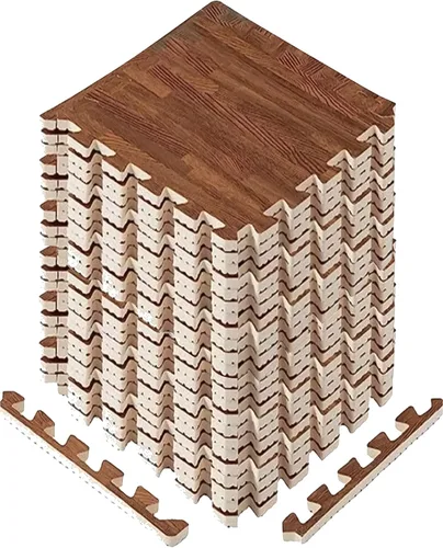 Vista 9 de Yes4All Alfombrillas Entrelazadas de EVA, Baldosas de Suelo tipo Rompecabezas, Acolchado de Suelo de Espuma con Borde para Muebles, Espacio