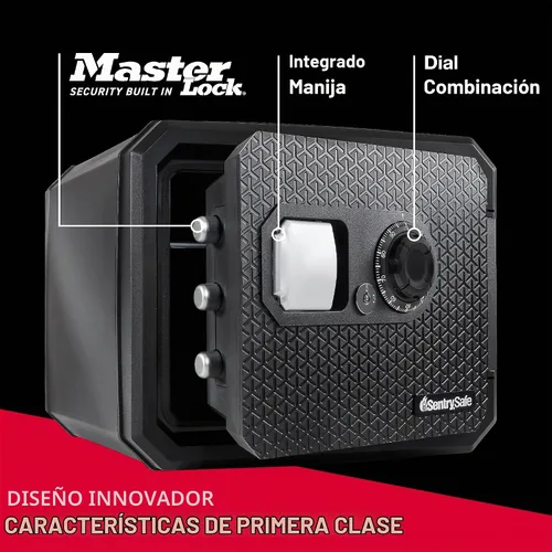 Vista 2 de SentrySafe Caja de seguridad contra incendios grande de 0.81 pies cúbicos con cerradura de combinación de dial para el hogar u oficina, protege