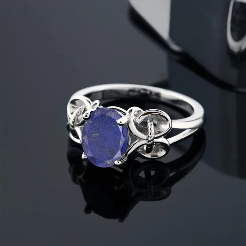 Vista 127 de Gem Stone King Anillo de compromiso ovalado con piedra natal para mujer, plata de ley 925, ovalado de 0.354 x 0.276 in, anillo de compromiso