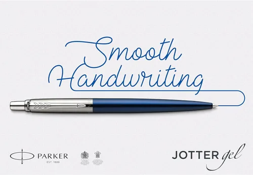 Vista 3 de Parker Jotter Bolígrafo de acero inoxidable CT bolígrafo, con caja de regalo, dorado, (Steel and Gold)