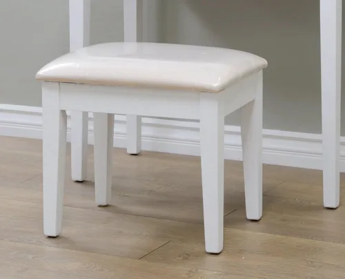 Vista 3 de Mueble tocador Frenchi Home Furnishing, Cereza, Blanco